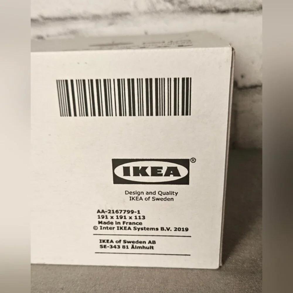 IKEA Ivrig Set of 4 Gray Stemless Glasses - New Old Stock. CIB